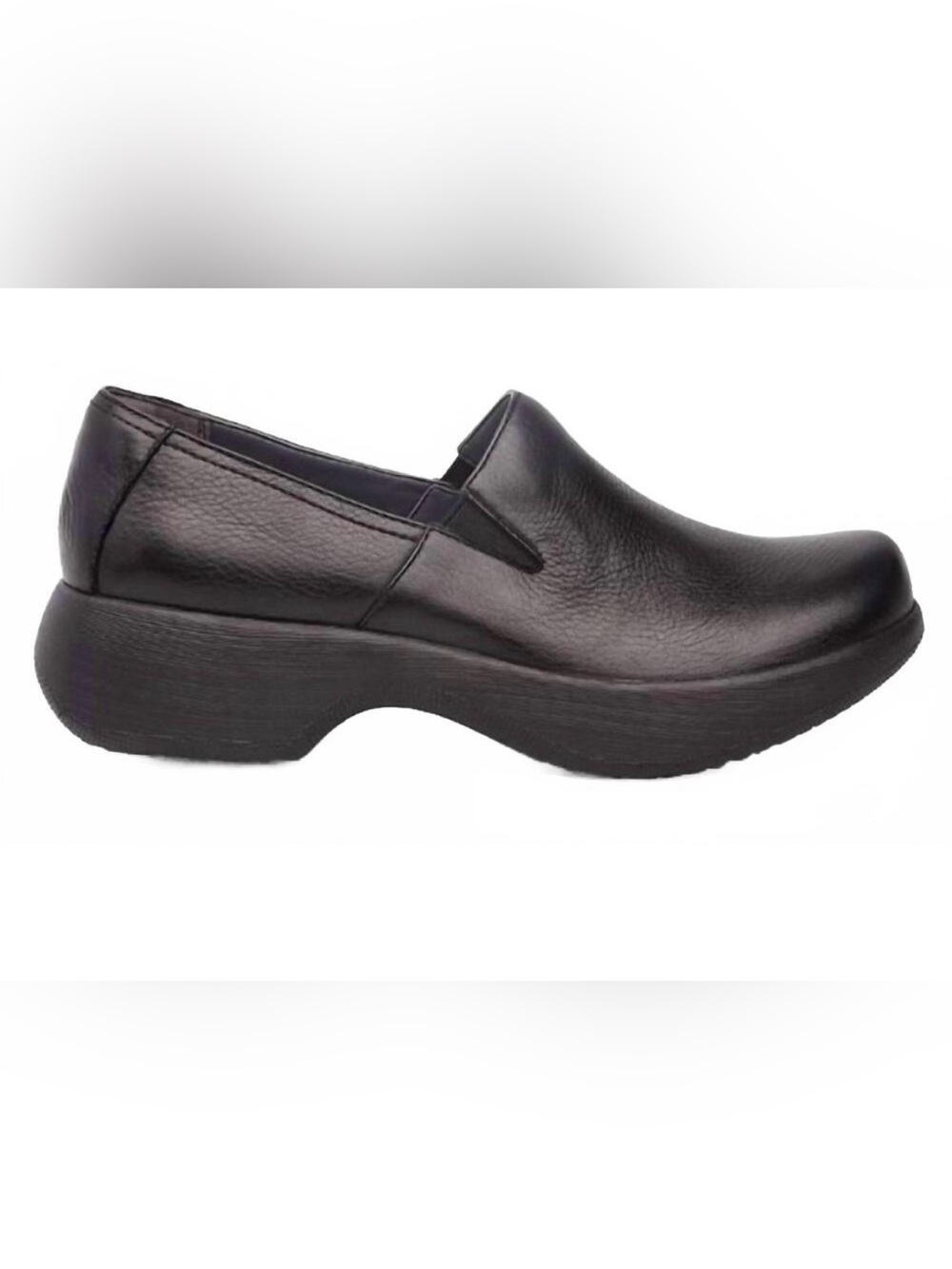 Dansko Winona Black Milled Napa Leather Clogs Size 41